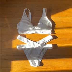Zaful White Bikini
